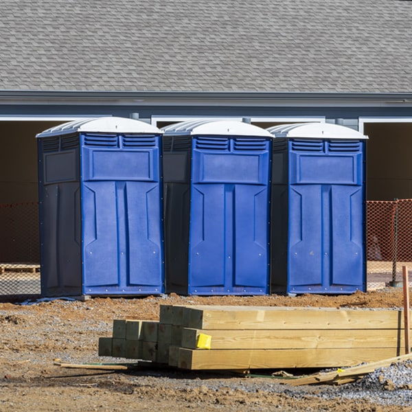 how do i determine the correct number of portable toilets necessary for my event in Bluffton OH